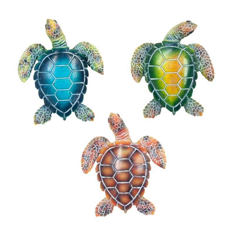 Tortue Magnétique 3 Différentes Comprend 3 Unités Cadeau Magnétique Collection Marin Et Nautique