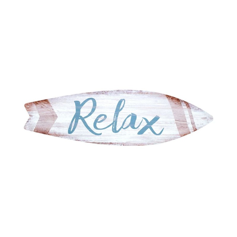 Relax Surf Board Plate Ornement Mural Plaques Métalliques Collection Surf