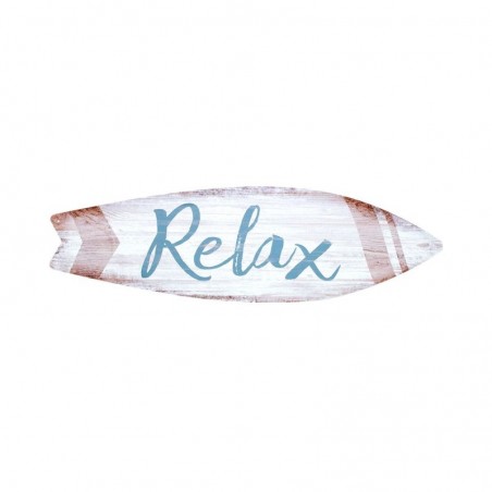 Relax Surf Board Plate Ornement Mural Plaques Métalliques Collection Surf