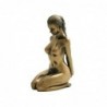 Femme Nue Assise Bronze Résine Bronze Figures Collection Classique