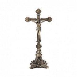 Jesus On The Cross Résine Bronze Bronze Figures Collection Classique