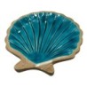 Grand plateau décoratif en coquillages pour la cuisine, organiseur polyvalent, idéal pour une décoration nautique,