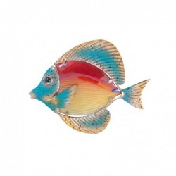 Poisson applique murale jardin ornement mural collection tropicale