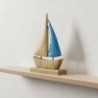 Maquette de bateau décorative en bois pour la maison et le bureau, cadeau idéal, design nautique, accessoire nautique,