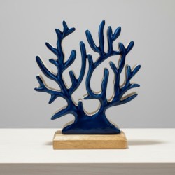 Figurine décorative en corail pour décoration marine, ornement nautique, idéal pour la maison, le bureau, cadeau original.