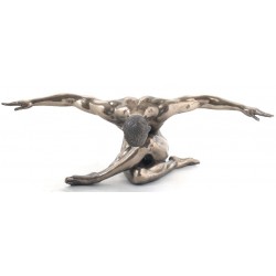 Yoga Position Figure Bronze...