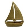Maquette de bateau décorative en bois, faite main, au design nautique, idéale pour la décoration intérieure, idéale