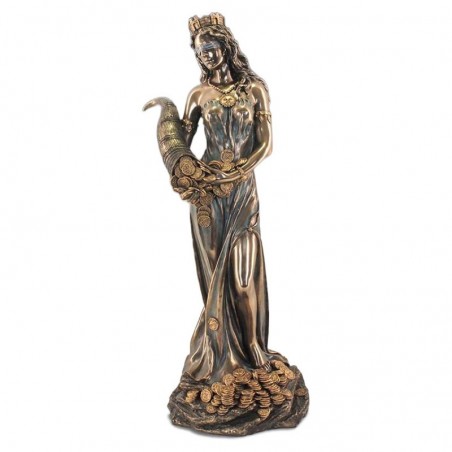 Figurine décorative de la déesse de la fortune Figurines en bronze de la collection classique