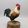 Figurine décorative rustique en forme de coq pour la maison - Décoration animalière en résine - Style campagnard -