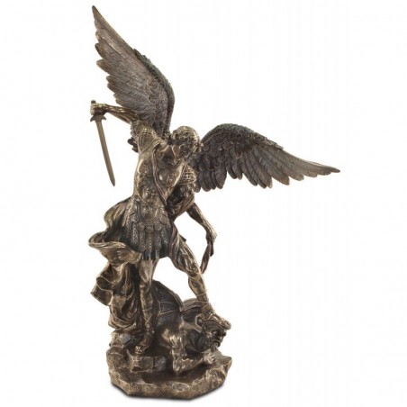 Figurine en résine de Saint Michael, figurines en bronze, collection classique