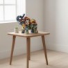 Figurine d'éléphant en résine multicolore - Pop Art moderne pour objets de collection et décoration intérieure