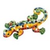 Figurine Lézard Décorative Pop Art - Sculpture en Résine Multicolore pour Maison, Bureau, Cadeau Original