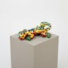 Figurine Lézard Décorative Pop Art - Sculpture en Résine Multicolore pour Maison, Bureau, Cadeau Original