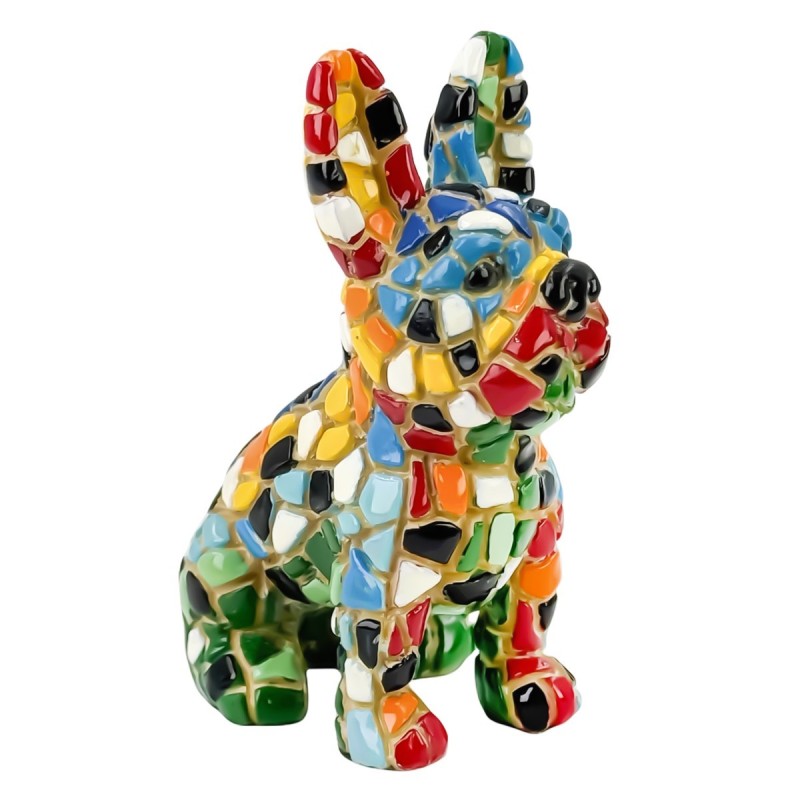 Figurine de chien Pop Art, décoration d'intérieur moderne, cadeau original pour les amoureux des animaux