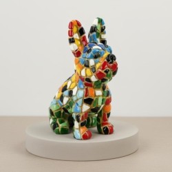 Figurine de chien Pop Art, décoration d'intérieur moderne, cadeau original pour les amoureux des animaux