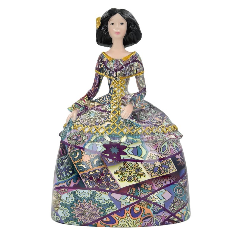 Figurine décorative Pop Art Menina, sculpture moderne en résine, uvre d'art multicolore pour la maison et le bureau,