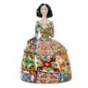 Figurine décorative Pop Art Menina - Sculpture moderne en résine pour la maison et le bureau - Design multicolore