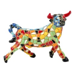 Figurine décorative Taureau Pop Art, Sculpture Animalière, Art Moderne pour la Maison, Style Contemporain, Cadeau Original