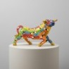 Figurine décorative Taureau Pop Art - Design coloré et moderne pour la décoration intérieure - Idéale comme cadeau