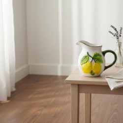 Pichet à citron décoratif en céramique, design méditerranéen, carafe à eau pour cuisine et salle à manger, cadeau original