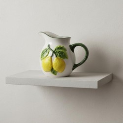 Pichet à citron décoratif en céramique, design méditerranéen, carafe à eau pour cuisine et salle à manger, cadeau original