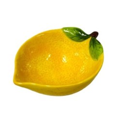 Bol décoratif en céramique Limonissimo Design pour la cuisine et la salle à manger, idéal pour les fruits, les collations