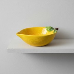 Bol décoratif en céramique Limonissimo Design pour la cuisine et la salle à manger, idéal pour les fruits, les collations