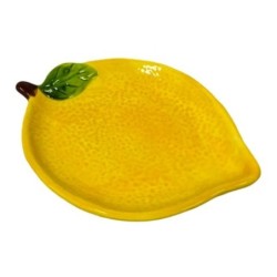 Assiette décorative en céramique Limonissimo, design exclusif, idéale pour la cuisine et la salle à manger. Cadeau