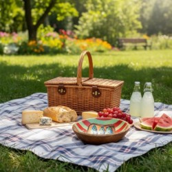 Bol décoratif en bois et résine, motif sardine, idéal pour la cuisine et la maison, idéal pour servir ou décorer.