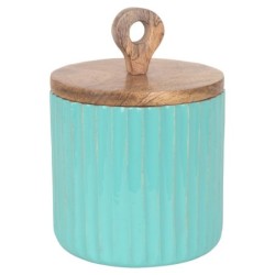 Boîte de rangement décorative vintage, organiseur en bois et résine, design exclusif pour la maison et le bureau