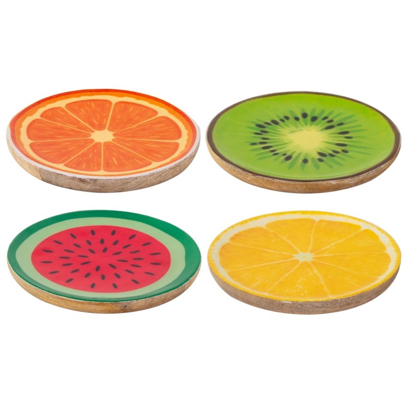 Assiette à fruits décorative multicolore - Design exclusif - Idéale pour la décoration intérieure et les cadeaux