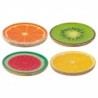 Assiette à fruits décorative multicolore - Design exclusif - Idéale pour la décoration intérieure et les cadeaux