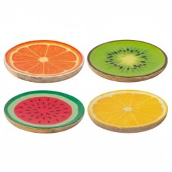 Assiette à fruits décorative multicolore - Design exclusif - Idéale pour la décoration intérieure et les cadeaux