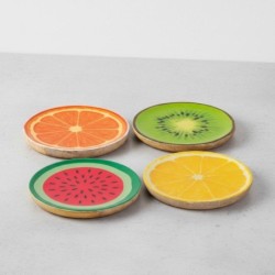 Assiette à fruits décorative multicolore - Design exclusif - Idéale pour la décoration intérieure et les cadeaux