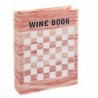 Livres Décoratifs | Boîte à livres en bois avec pack pour le design du vin, du vin et des échecs 4x16x22 cm