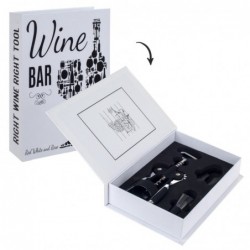 Livres Décoratifs | Boîte à livres en bois avec pack pour le vin, Wine Design