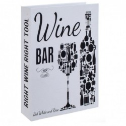 Livres Décoratifs | Boîte à livres en bois avec pack pour le vin, Wine Design