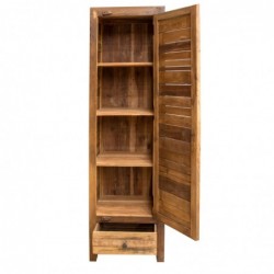 Meuble haut de salon | Armoire étroite 185 x 38 x 50 cm Bois