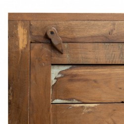 Meuble haut de salon | Armoire étroite 185 x 38 x 50 cm Bois