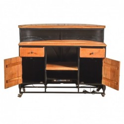 Meuble bar | Porte-bouteilles en bois Bus Design 115x55x155 cm