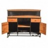 Meuble bar | Porte-bouteilles en bois Bus Design 115x55x155 cm