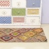 Tapis d'entrée Multicolore 70% Coton 30% Jute 1*70*120cm