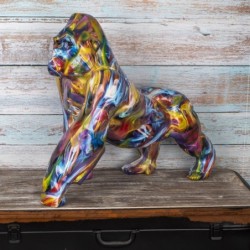 Figurine de singe multicolore en résine 45*26*26cm