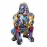 Figurine de singe en résine multicolore 48*57*28cm