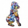 Figurine de singe en résine multicolore 48*57*28cm