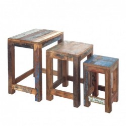 Tabouret Bois Marron 47 *...