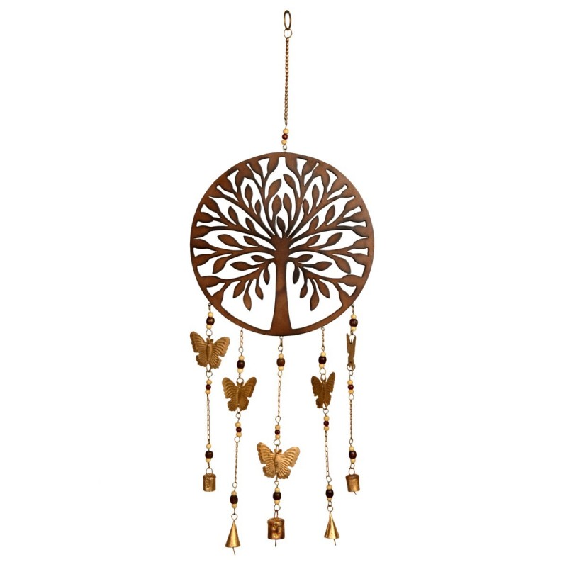 Pendentif Arbre de Vie Marron en Métal Pendentif 68 * 3 * 26cm