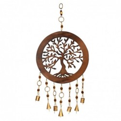 Pendentif Arbre de Vie Brun...