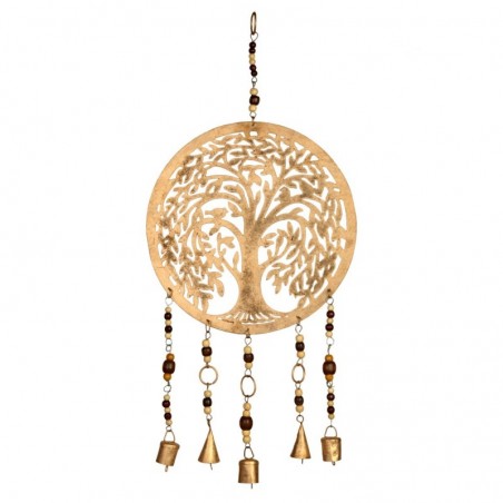 Pendentif Arbre de Vie en Métal Or 57*3*26cm Pendentif