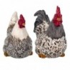 Figurine Poulet 2 Unités Résine Multicolore 18 * 11 * 21cm Ensemble de 2 Unités Figurine Animal